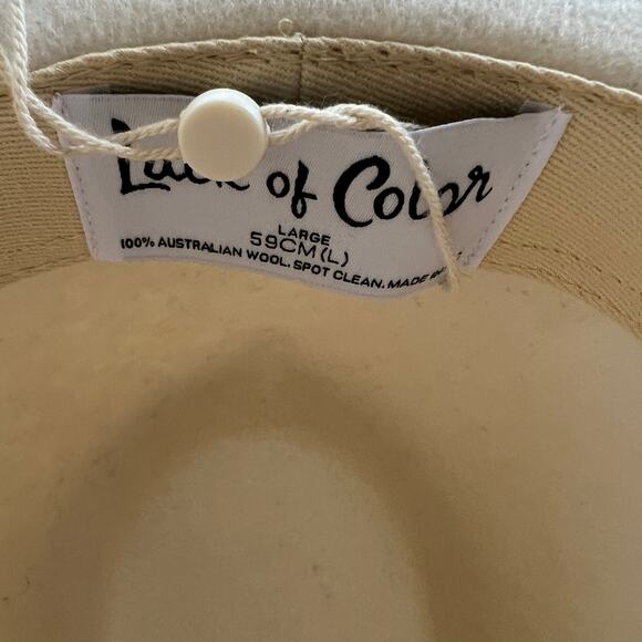 Lack of color The Melodic Fedora Ivory NWT - Picture 9 of 9